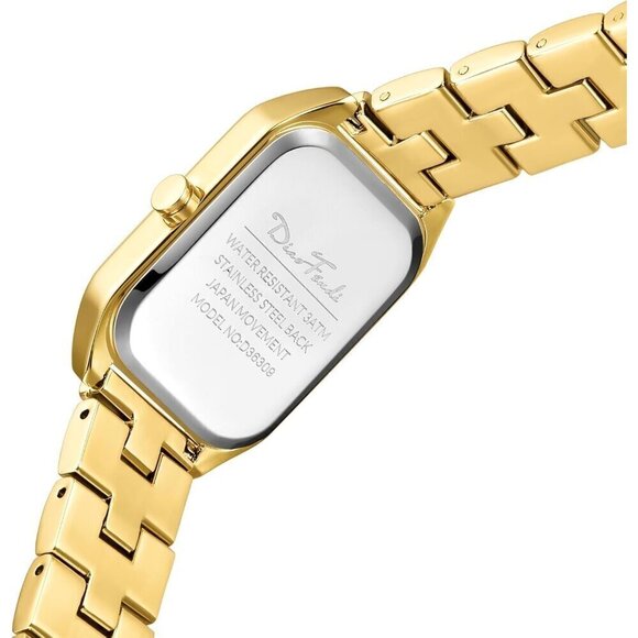 ?Women Gold Petite Gold Watch,Dress Analog Waterproof, Stainless Steel Bracelet main image 7